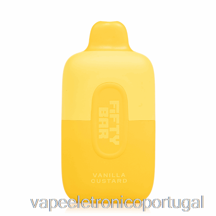 Vape Eletrônico Cinquenta Bar 6500 Creme De Baunilha Descartável